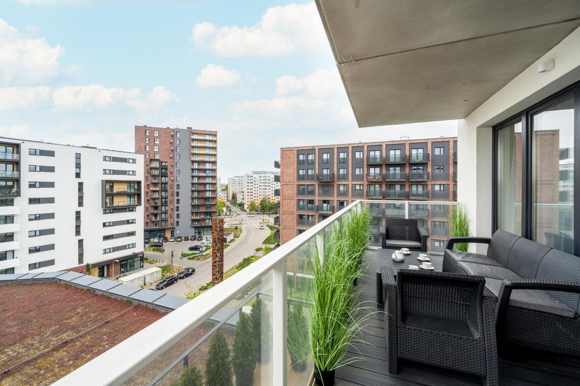 Luksusowy Apartament Z 3 Sypialniami, Klimatyzacja, Parkingiem I Biurkiem We Wroclawiu By Renters Prestige Breslávia Exterior foto